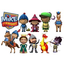 Trollee9 vafa personaje usor de decupat pentru ornat tortul din Mike the Knight 30x20cm